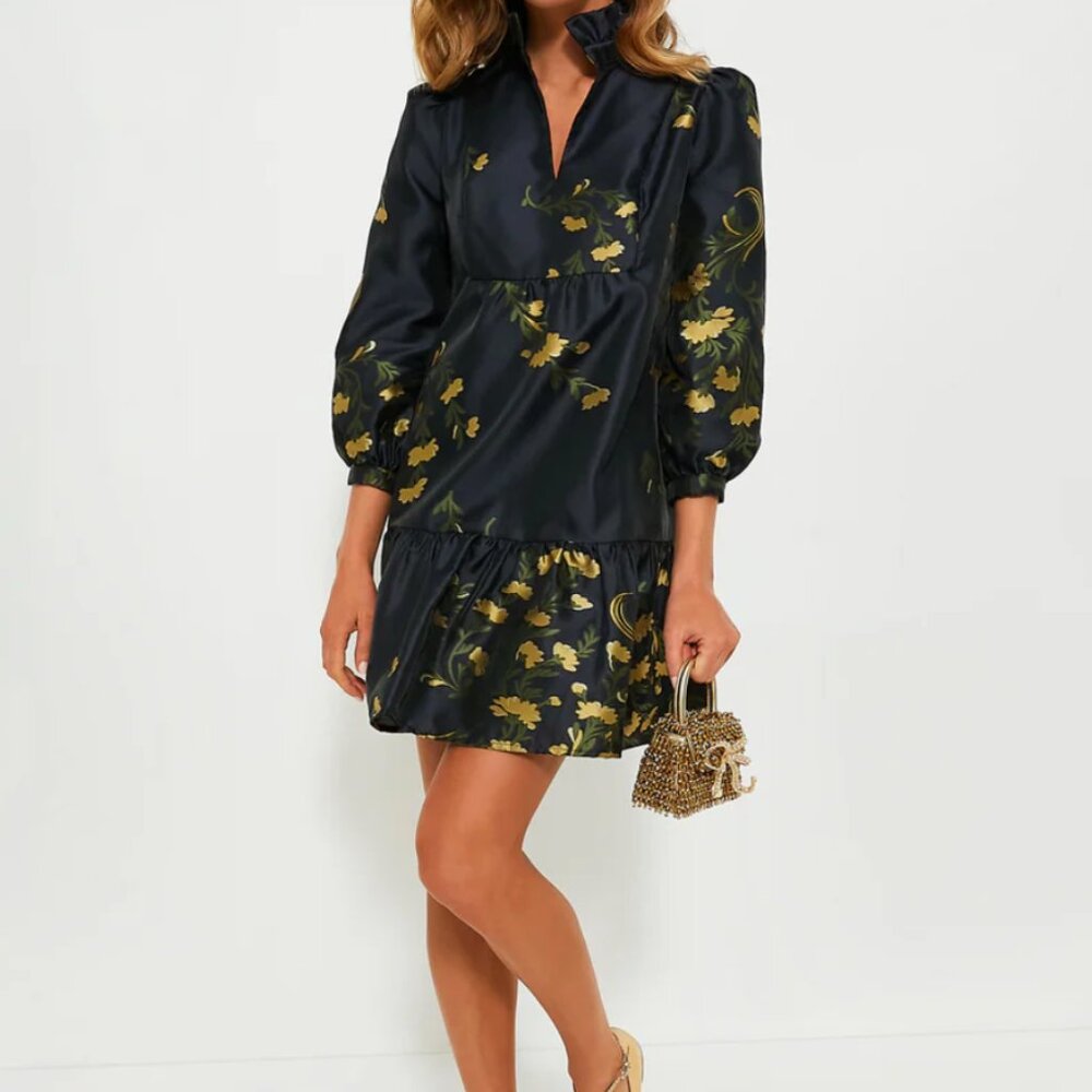 New (tags on) Navy floral Tuckernuck Palmerston Dress